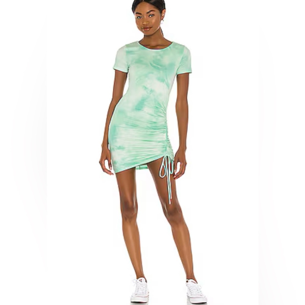 Lovers and Friends Elijah Green Tie Dye Dress Size M